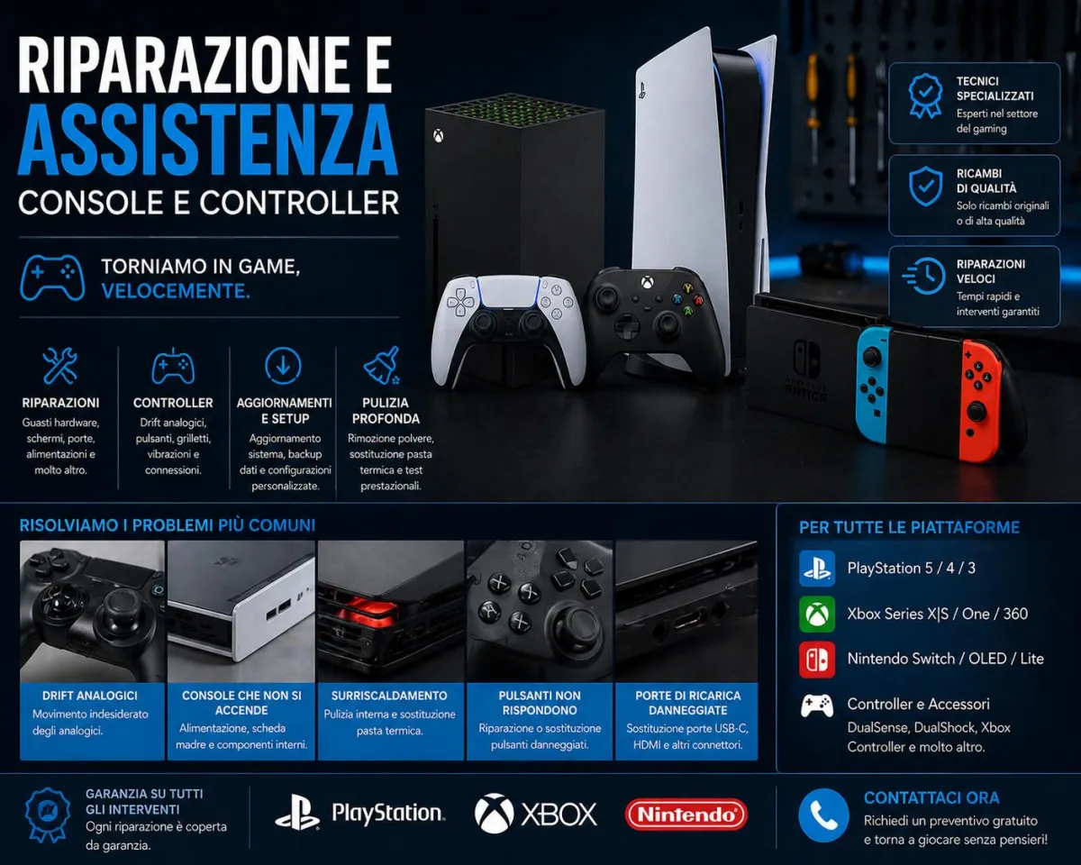Riparazione Console e PlayStation di Gioco