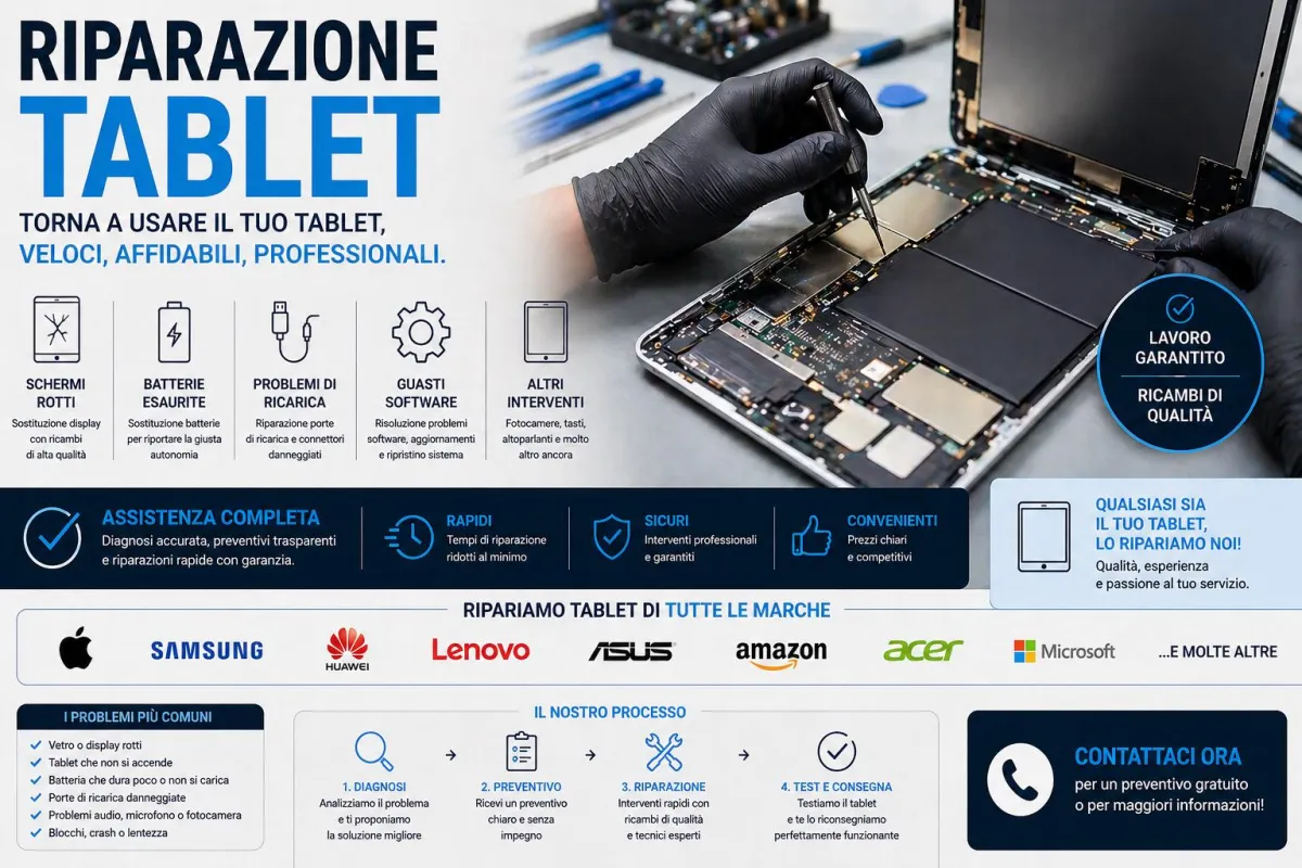 Riparazioni Tablet